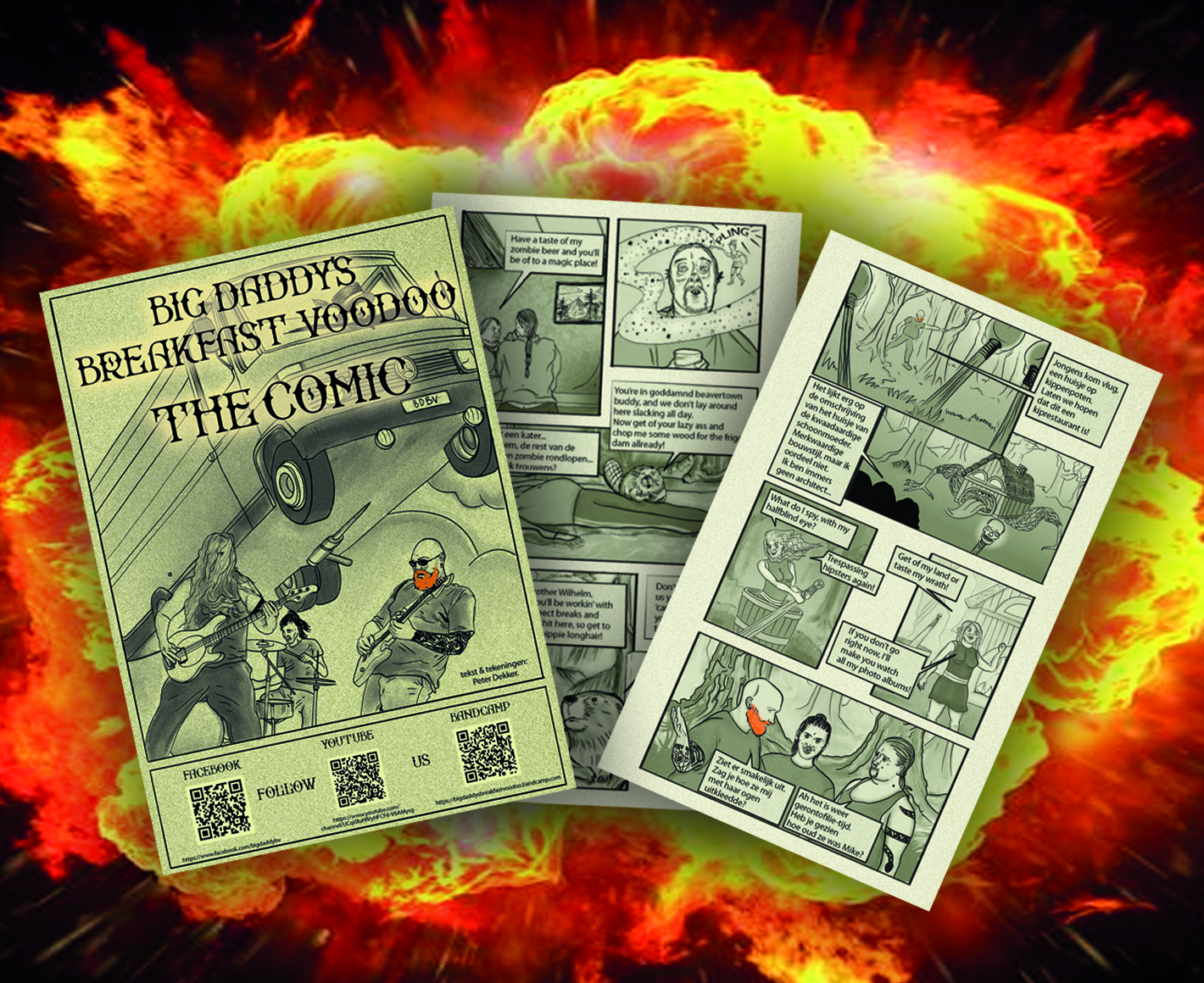 Handdrawn Comic Book